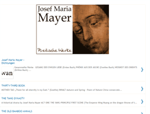 Tablet Screenshot of josefmariamayer.blogspot.com