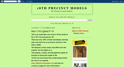 Desktop Screenshot of 18thprecinctmodels.blogspot.com