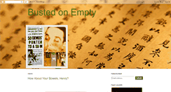 Desktop Screenshot of bustedonempty.blogspot.com