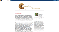 Desktop Screenshot of crumbshomemade.blogspot.com