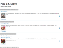 Tablet Screenshot of papaandgrandma.blogspot.com