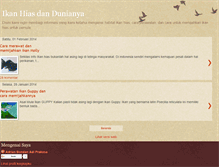 Tablet Screenshot of dunia-bawah-air.blogspot.com