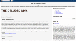 Desktop Screenshot of deludeddiva.blogspot.com