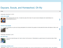 Tablet Screenshot of daycarescoutsandhomeschool.blogspot.com