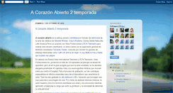 Desktop Screenshot of acorazonabierto2temporada.blogspot.com