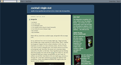 Desktop Screenshot of cocktailvirgin.blogspot.com