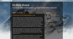 Desktop Screenshot of in-their-honor.blogspot.com