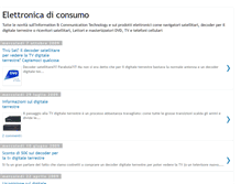 Tablet Screenshot of elettronica-di-consumo.blogspot.com