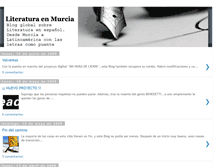 Tablet Screenshot of literaturaenmurcia.blogspot.com