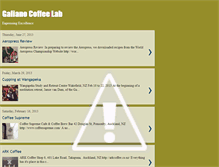 Tablet Screenshot of galianocoffeelab.blogspot.com