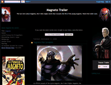 Tablet Screenshot of magneto-trailer.blogspot.com