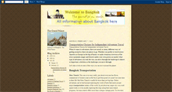 Desktop Screenshot of bangkokcityguide.blogspot.com