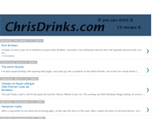 Tablet Screenshot of chrisdrinks.blogspot.com