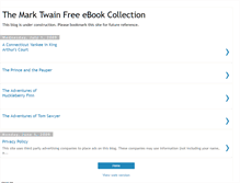 Tablet Screenshot of ebooksmarktwain.blogspot.com