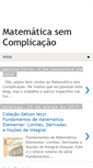 Mobile Screenshot of matematicasemcomplicacao.blogspot.com
