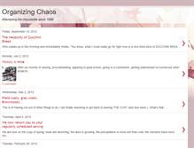Tablet Screenshot of organizing-chaos.blogspot.com
