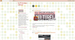 Desktop Screenshot of leprintempsculturel.blogspot.com