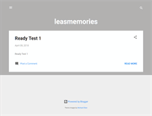 Tablet Screenshot of leasmemories.blogspot.com