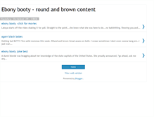 Tablet Screenshot of ebony-booty-1.blogspot.com