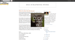 Desktop Screenshot of deescrapbookstore.blogspot.com