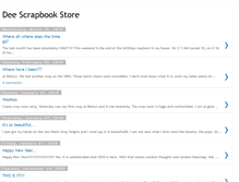 Tablet Screenshot of deescrapbookstore.blogspot.com