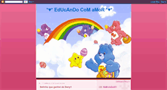 Desktop Screenshot of educandocomamor-aline.blogspot.com