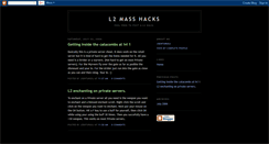 Desktop Screenshot of l2masshacks.blogspot.com