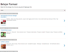 Tablet Screenshot of belajar-farmasi.blogspot.com