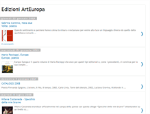Tablet Screenshot of edizioniarteuropa.blogspot.com