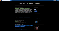 Desktop Screenshot of filologiaylenguagriega.blogspot.com