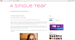 Desktop Screenshot of a-single-tear.blogspot.com