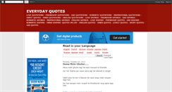 Desktop Screenshot of everyday-quotes.blogspot.com