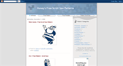 Desktop Screenshot of honeysfreescrollsawpatterns.blogspot.com