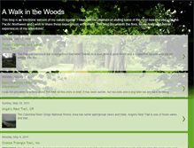 Tablet Screenshot of liesl-walkinthewoods.blogspot.com