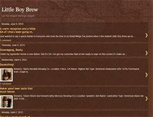 Tablet Screenshot of littleboybrew.blogspot.com