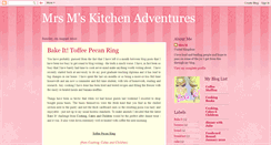 Desktop Screenshot of mrsmskitchenadventures.blogspot.com