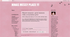 Desktop Screenshot of ninasmessyplace.blogspot.com