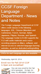 Mobile Screenshot of ccsflanguagecenter.blogspot.com