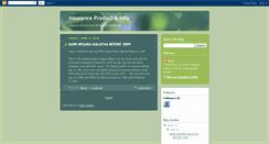 Desktop Screenshot of insuranceinfocw.blogspot.com