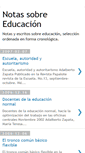 Mobile Screenshot of notas-sobre-educacion.blogspot.com