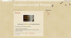 Desktop Screenshot of feedbackgewijderuimte.blogspot.com