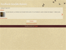 Tablet Screenshot of feedbackgewijderuimte.blogspot.com