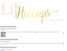 Tablet Screenshot of lilhiccups.blogspot.com