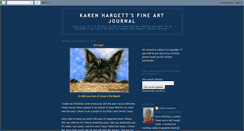 Desktop Screenshot of karenhargettsfineartjournal.blogspot.com