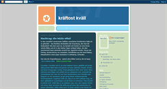 Desktop Screenshot of kraeftostkvaell.blogspot.com