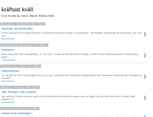 Tablet Screenshot of kraeftostkvaell.blogspot.com