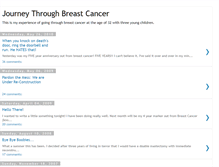 Tablet Screenshot of fightingbreastcancer.blogspot.com
