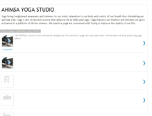 Tablet Screenshot of ahimsayogakulim.blogspot.com