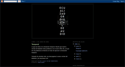 Desktop Screenshot of ecualizadordigital.blogspot.com