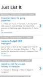 Mobile Screenshot of justlist.blogspot.com
